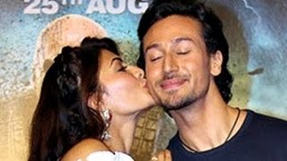 Watch Jacqueline Fernandez Kisses Tiger Shroff At A Flying Jatt Trailer Launch! Video