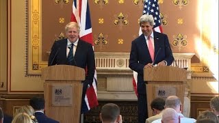 Watch When Boris met John: British FM blusters past gaffes Video