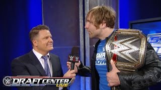 Watch WWE Champion Dean Ambrose responds to getting drafted to SmackDown: July 19, 2016 Video