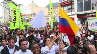 Watch Mixed reactions in Colombia on approved referendum on peace deal Video