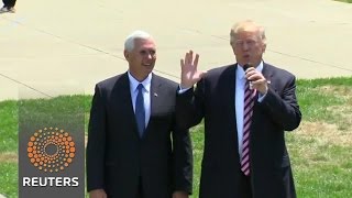 Watch Trump in Cleveland, introduces "unbelievable vice president" Mike Pence Video