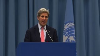 Watch Kerry calls to intensify fight against HFC greenhouse gases Video