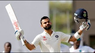 Watch India vs West Indies, 1st Test Day 2 India s Lion Virat Kohli hits First double against West Indies Video