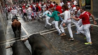 Watch 360Ã‚Â° video: last hours of Pamplona's San Fermin festival Video