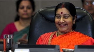 Watch Sushma Swaraj Hits Back At Nawaz Sharif, Says Pakistan's Kashmir Dream Will Never Be Realized Video