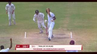 Watch India vs West Indies 2016 1st Test Highlights :Ravichandran Ashwin 7 wickets Video