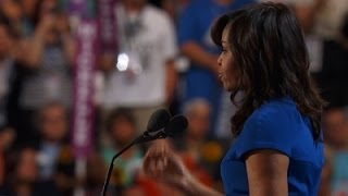 Watch First Lady Calls Out 'Hateful Language' at DNC Video