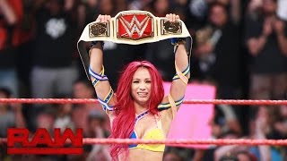 Watch Sasha Banks vs. Charlotte - WWE Women's Championship Match: Raw, July 25, 2016 Video