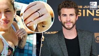 Watch Miley Cyrus & Liam Hemsworth MARRIED??? Shocking Wedding Ring Video