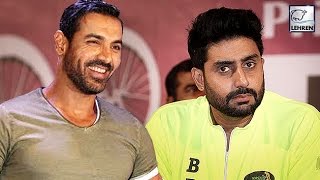 Watch John Abraham's SLEAZY Comment For Abhishek Bachchan Video