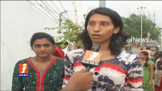 Watch Nagarjuna University Students Decorate Vijayawada Walls With Paintings Ahead of Pushkaram | iNews Video