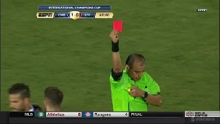 Watch Cesc Fabregas RED CARD - Chelsea vs Liverpool - 2016 International Champions Cup Video