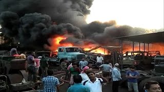 Watch On cam: Massive fire broke out at Panagarh Bazar Video