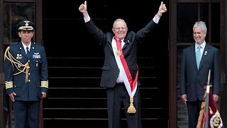 Watch Pedro Pablo Kuczynski sworn in as Peru's new president Video