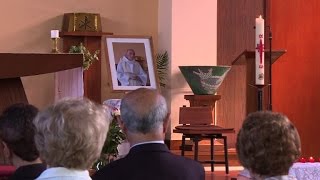Watch Catholics, muslims pay tribute to slain priest Video