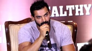 Watch John Abraham Gets Angry On Reporter At Dishoom Promotional Event Video