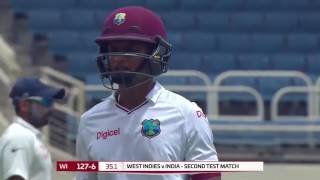 Watch Ashwin 5/52 India VS West Indies 2nd Test 2016 Video