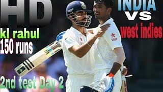 Watch India vs West Indies 2nd test day 2(2 DAY) Video