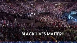 Watch 'Black Lives Matter' chant ruins DNC police tribute Video