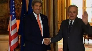 Watch Kerry Meets with French PM, Won't Talk Trump Video