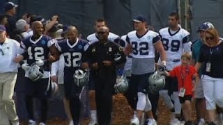 Watch Dallas Cowboys Pay Tribute to Fallen Officers Video