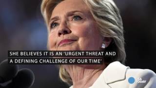 Watch Presidential nominees' views on climate change Video