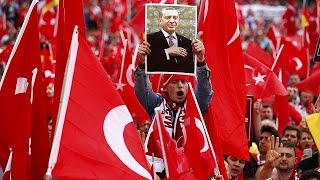 Watch Germany: Turkish community hold huge pro-Erdogan rally Video