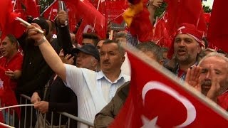 Watch Tens of thousands rally in Germany in support of Erdogan Video