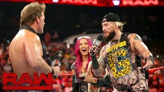 Watch Sasha Banks and Enzo Amore are confronted by a couple of "haters": Raw, Aug. 1, 2016 Video