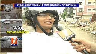 Watch GHMC Negligence On Damaged Roads In Hyderabad | KCR Government | iNews Special Report Video