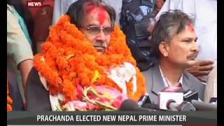 Watch Prachand elected as new Nepal Prime Minister Video