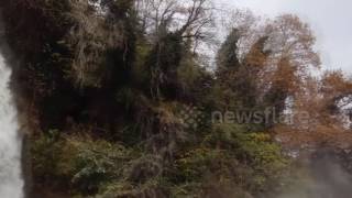 Watch Amazing 70 metre waterfall in Greece Video