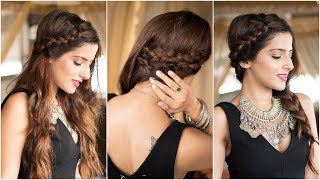 Watch 3 Party Hairstyles - How To : CUTE & EASY Braid Hairstyles How To Braid Video