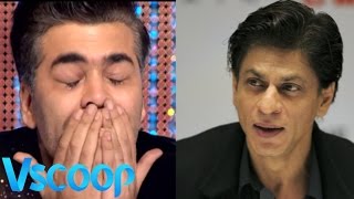 Watch Shah Rukh Khan Made Karan Johar Cry? #VSCOOP Video