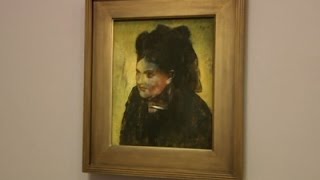 Watch X-ray reveals lost Edgar Degas portrait Video