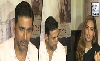 Watch Akshay Kumar DISINTERESTED At 'Rustom' Press Conference Video