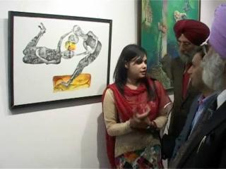 Watch Amritsar Me Rashtri Art Pardarshani Ki Shuruvaat Video
