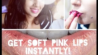 Watch HOW TO NATURALLY LIGHTEN DARK LIPS INSTANTLY!!! I BeautyConfessionz Video