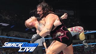 Watch Rhyno vs. Heath Slater - If Heath Slater wins, he receives a contract: SmackDown Live, Aug. 9, 2016 Video