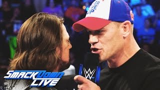 Watch Relive the heated rivalry between John Cena and AJ Styles: SmackDown Live, Aug. 9, 2016 Video