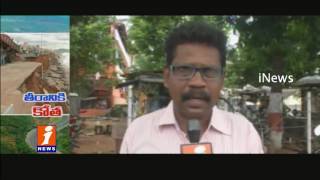 Watch Rishikonda Beach Coast Destroyed By Ripples iNews Video