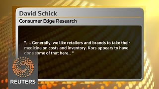 Watch Kors' downbeat sales outlook Video