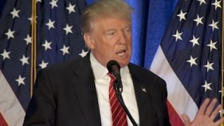 Watch Donald Trump Talks Combating Terrorism Video