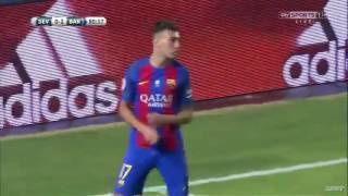 Watch Sevilla 0 Vs 2 Barcelona - Super Cup All Goals & Highlights 2016 Video