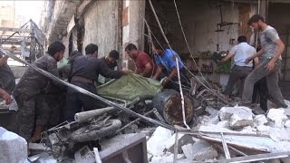 Watch Monitor: Raids on Syria's rebel east Aleppo kill 19 civilians Video