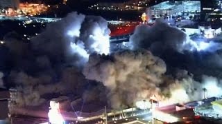 Watch Raw: Riviera Hotel Imploded in Las Vegas Video