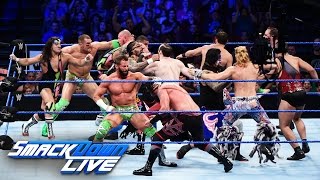 Watch 12-Man Tag Team Match: SmackDown Live, Aug. 16, 2016 Video