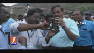 Watch Devotees Take Pushkar Bath at Patala Ganga Pushkar Ghat In Srisailam | iNews Video