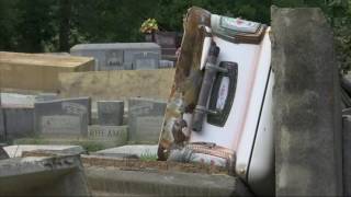 Watch Residents Fume as Flooding Destroys Gravesites Video