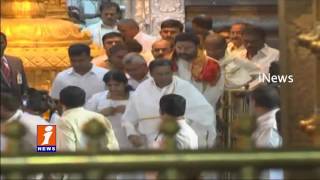 Watch Sri Lanka president Maithripala Sirisena Visits Tirumala | iNews Video